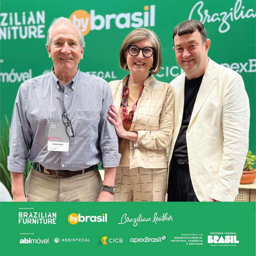 Fernando Pimentel, Presidente Emérito da ABIT e Walter Rodrigues, Coordenador do Núcleo de Design e Pesquisa do Inspiramais